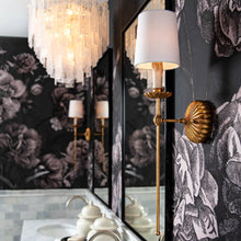 Load image into Gallery viewer, Clove Wall Light in bathroom.