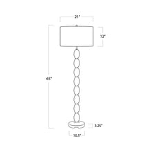 Load image into Gallery viewer, Coastal Living Buoy Floor Lamp - line drawing.