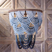 Load image into Gallery viewer, Coastal Living Ombre Chandelier in Detail.