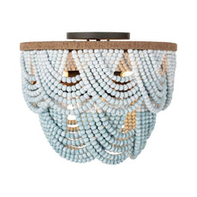 Load image into Gallery viewer, Coastal Living Ombre Flush Mount Ceiling Light.