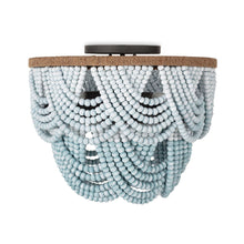 Load image into Gallery viewer, Coastal Living Ombre Flush Mount Ceiling Light in Detail.