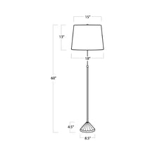 Load image into Gallery viewer, Coastal Living Parasol Floor Lamp - line drawing.