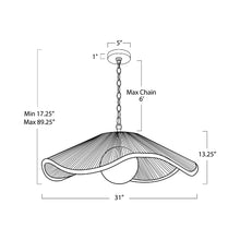 Load image into Gallery viewer, Coastal Living Provence Cafe Pendant Light - line drawing.