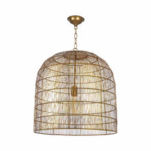 Load image into Gallery viewer, Fresco Pendant Light in Brass.