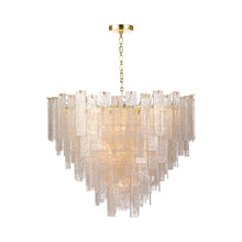 Load image into Gallery viewer, Glacier Chandelier in Polished Brass (Large).