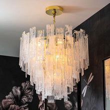 Load image into Gallery viewer, Glacier Chandelier in Detail.