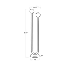 Load image into Gallery viewer, Happy Floor Lamp - line drawing.