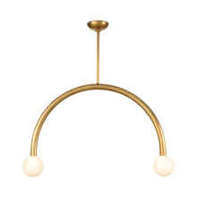 Load image into Gallery viewer, Happy Pendant Light in Natural Brass.
