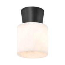 Load image into Gallery viewer, Hazel Flush Mount Ceiling Light in Oil Rubbed Bronze.