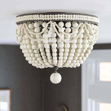 Load image into Gallery viewer, Malibu Flush Mount Ceiling Light in Detail.
