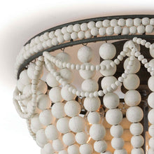 Load image into Gallery viewer, Malibu Flush Mount Ceiling Light in Detail.