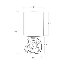 Load image into Gallery viewer, Mini Table Lamp - line drawing.