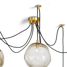 Load image into Gallery viewer, Molten Chandelier in Detail.