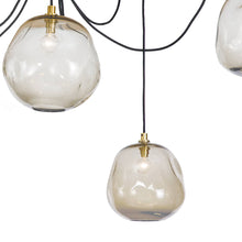 Load image into Gallery viewer, Molten Chandelier in Detail.
