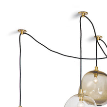 Load image into Gallery viewer, Molten Chandelier in Detail.