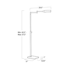 Load image into Gallery viewer, Noble Floor Lamp - line drawing.