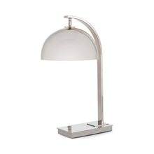Load image into Gallery viewer, Otto Table Lamp in Polished Nickel.