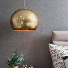 Load image into Gallery viewer, Pierced Pendant Light in living room.