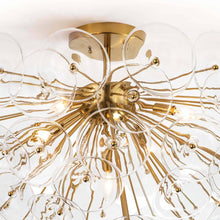 Load image into Gallery viewer, Poppy Flush Mount Ceiling Light in Detail.