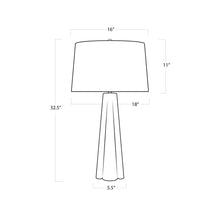 Load image into Gallery viewer, Quatrefoil Table Lamp - line drawing.
