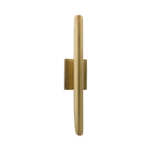 Load image into Gallery viewer, Redford Wall Light in Natural Brass.
