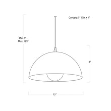 Load image into Gallery viewer, Sigmund Pendant Light - line drawing.