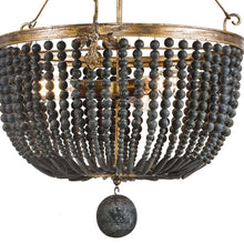Load image into Gallery viewer, Southern Living Fabian Chandelier in Detail.