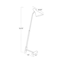 Load image into Gallery viewer, Spyder Floor Lamp - line drawing.