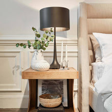 Load image into Gallery viewer, Trilogy Table Lamp in bedroom.