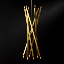 Load image into Gallery viewer, Viper Chandelier in Detail.