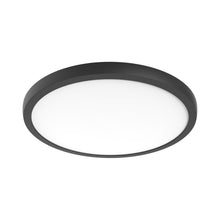 Load image into Gallery viewer, Blink Pro LED Flush Mount Ceiling Light in Black (19" Round / 34W).