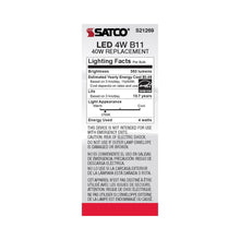 Load image into Gallery viewer, Candelabra Base C Type LED Bulb in Detail.