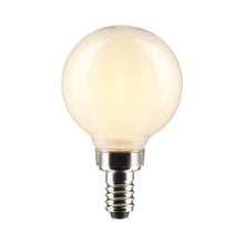 Load image into Gallery viewer, Candelabra Base G Type LED Bulb in Detail.