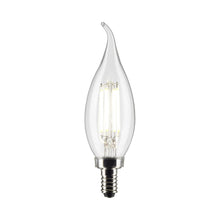 Load image into Gallery viewer, Edison Style Candelabra Base CA Type LED Bulb in Detail.