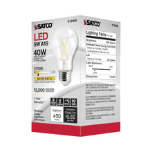 Load image into Gallery viewer, Edison Style Medium Base A Type LED Bulb in Detail.