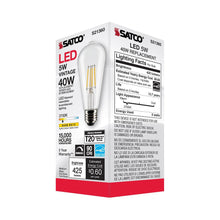 Load image into Gallery viewer, Edison Style Medium Base ST Type LED Bulb in Detail.