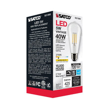 Load image into Gallery viewer, Edison Style Medium Base ST Type LED Bulb in Detail.
