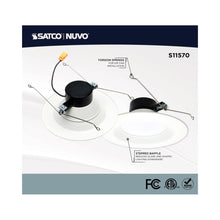 Load image into Gallery viewer, Starfish Wifi Smart LED Color-Changing 5-6 Inch Recessed Downlight in Detail.