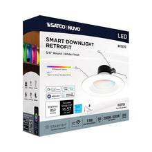 Load image into Gallery viewer, Starfish Wifi Smart LED Color-Changing 5-6 Inch Recessed Downlight in Detail.