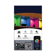 Load image into Gallery viewer, Starfish Wifi Smart LED Color-Changing Edge-Lit Recessed Downlight in Detail.