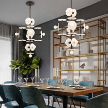 Load image into Gallery viewer, Amani Pendant Light in dining room.
