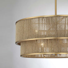 Load image into Gallery viewer, Ashburn Drum Pendant Light in Detail.