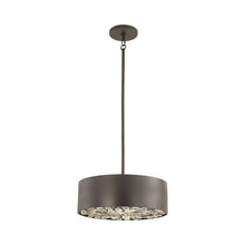 Load image into Gallery viewer, Azores Drum Pendant Light in Detail.