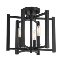 Load image into Gallery viewer, Benson Semi Flush Mount Ceiling Light in Detail.