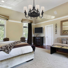 Load image into Gallery viewer, Brisa Fan D'Lier in in living room.
