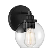 Load image into Gallery viewer, Carson Bath Wall Light in Matte Black.