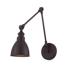Load image into Gallery viewer, Dakota Adjustable Wall Light in English Bronze.