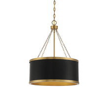 Load image into Gallery viewer, Delphi Drum Pendant Light in Detail.