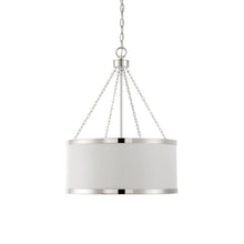 Load image into Gallery viewer, Delphi Drum Pendant Light in Detail.