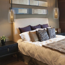 Load image into Gallery viewer, Dunbar Mini Pendant Light in bedroom.